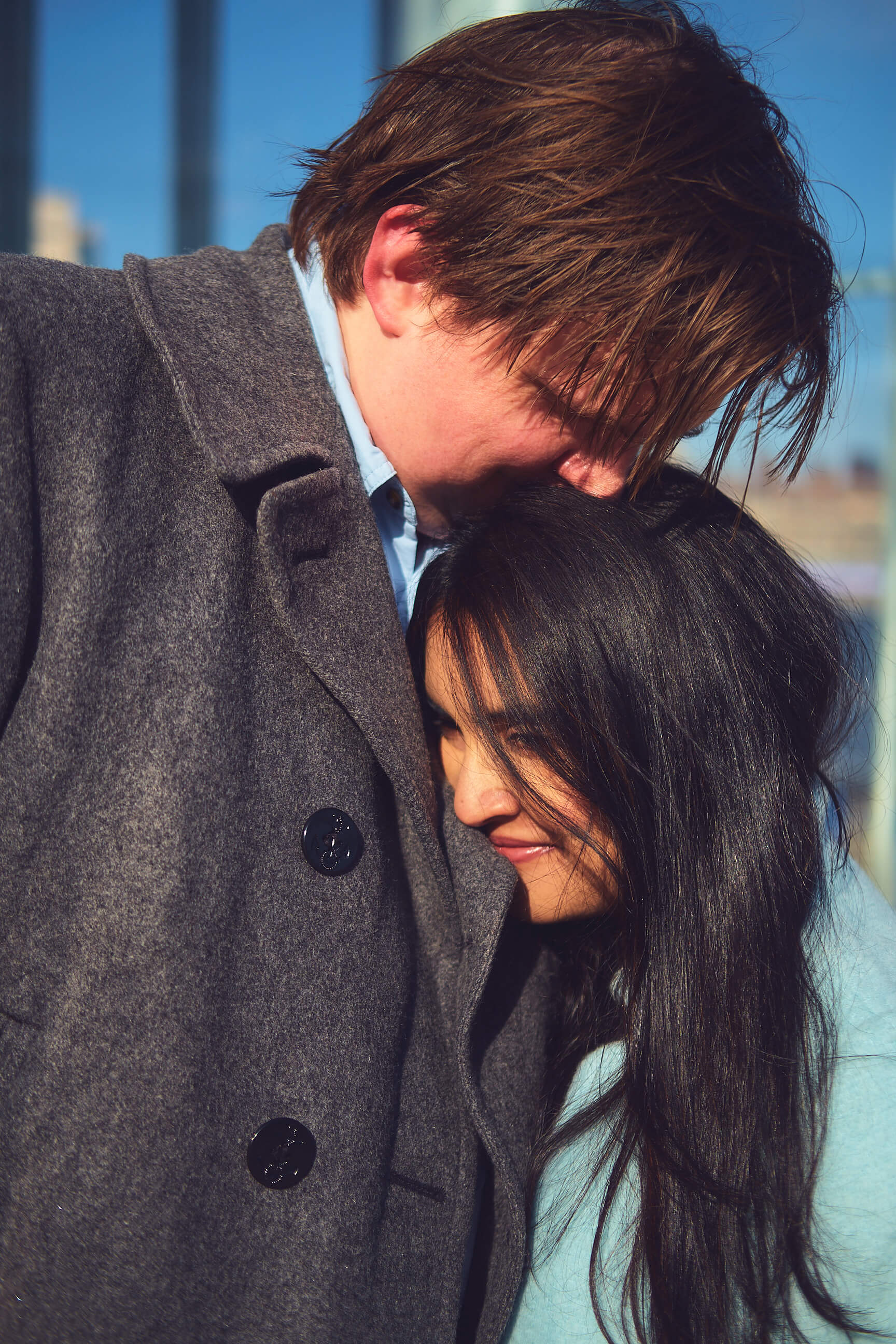 Flora - 1 Year Wedding Anniversary Photoshoot - Couples photography - Portrait Session - Dumbo Brooklyn Bridge Park - New York