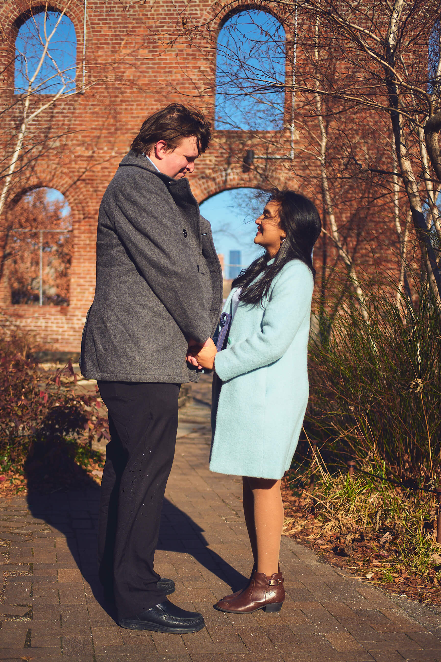 Flora - 1 Year Wedding Anniversary Photoshoot - Couples photography - Portrait Session - Dumbo Brooklyn Bridge Park - New York