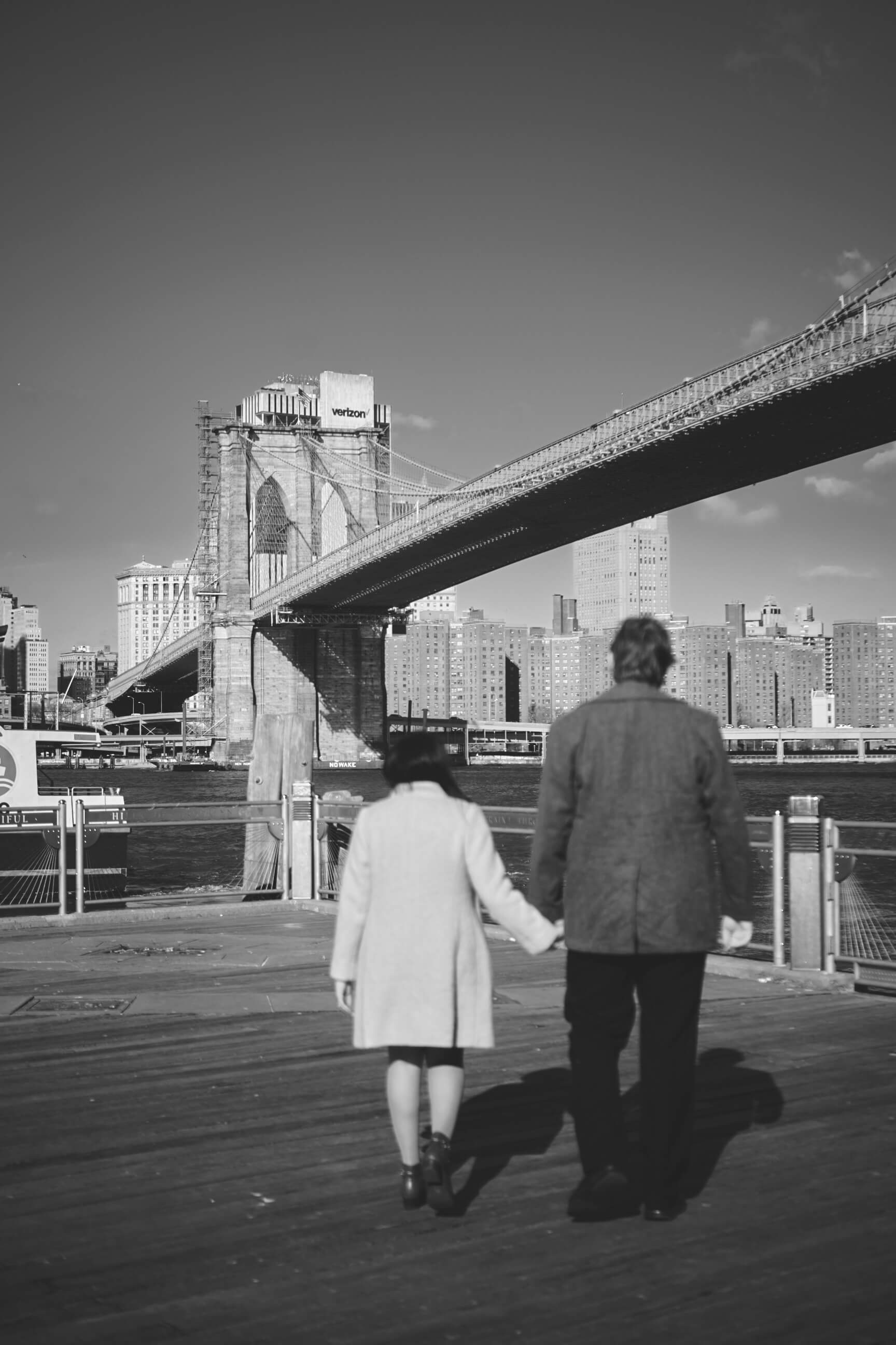 Flora - 1 Year Wedding Anniversary Photoshoot - Couples photography - Portrait Session - Dumbo Brooklyn Bridge Park - New York
