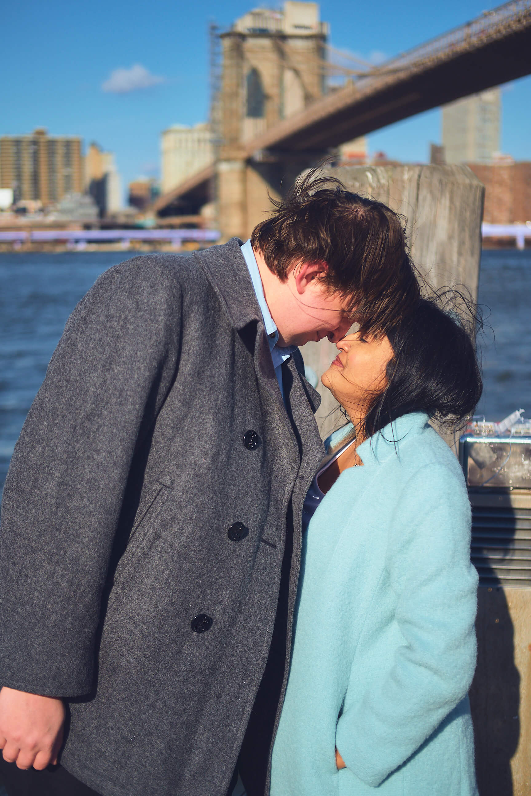 Flora - 1 Year Wedding Anniversary Photoshoot - Couples photography - Portrait Session - Dumbo Brooklyn Bridge Park - New York