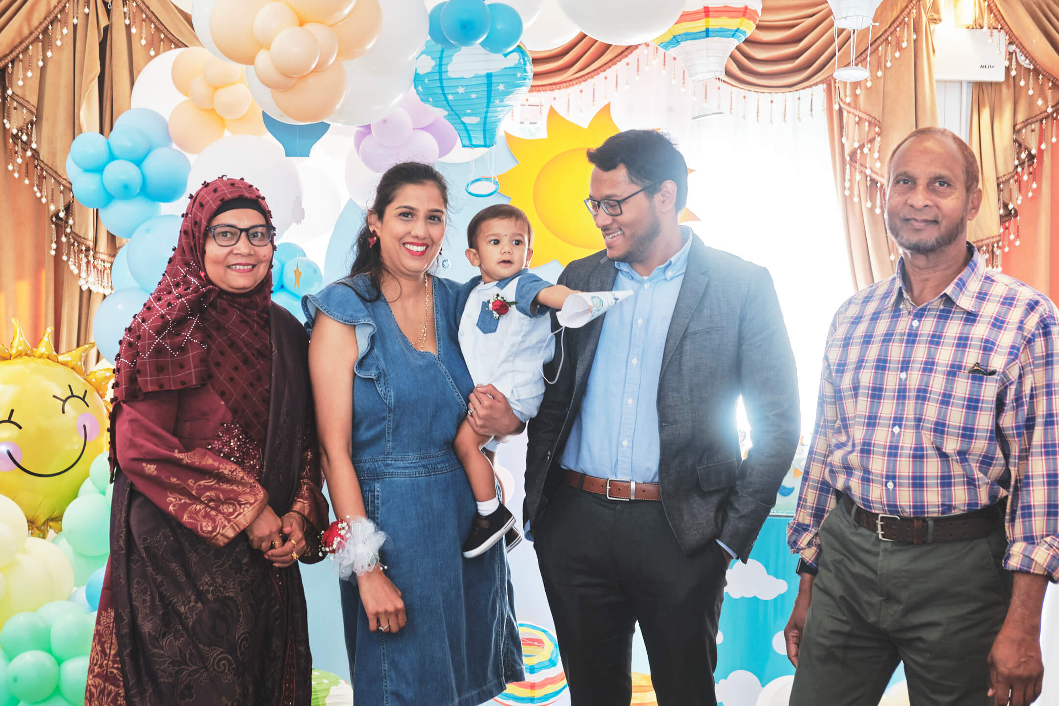 Kavita & Kaveer - Ishaan's 1st Birthday Party - Event Photography - World Fair Marina - Queens, New York