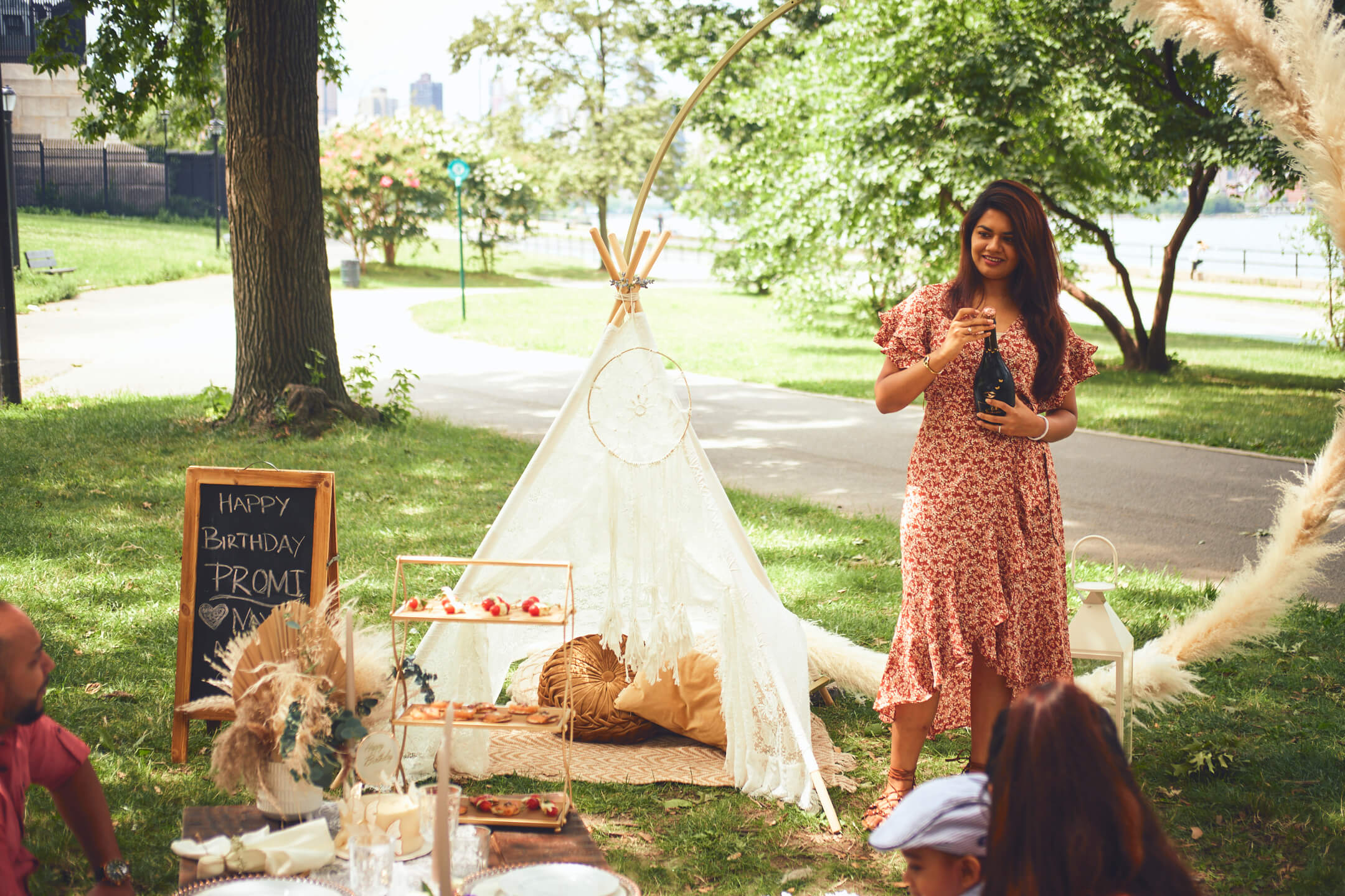 Promi - Surpris Birthday Picnic - Event Photography - Birthday Photography - Astoria Park - Queens New York