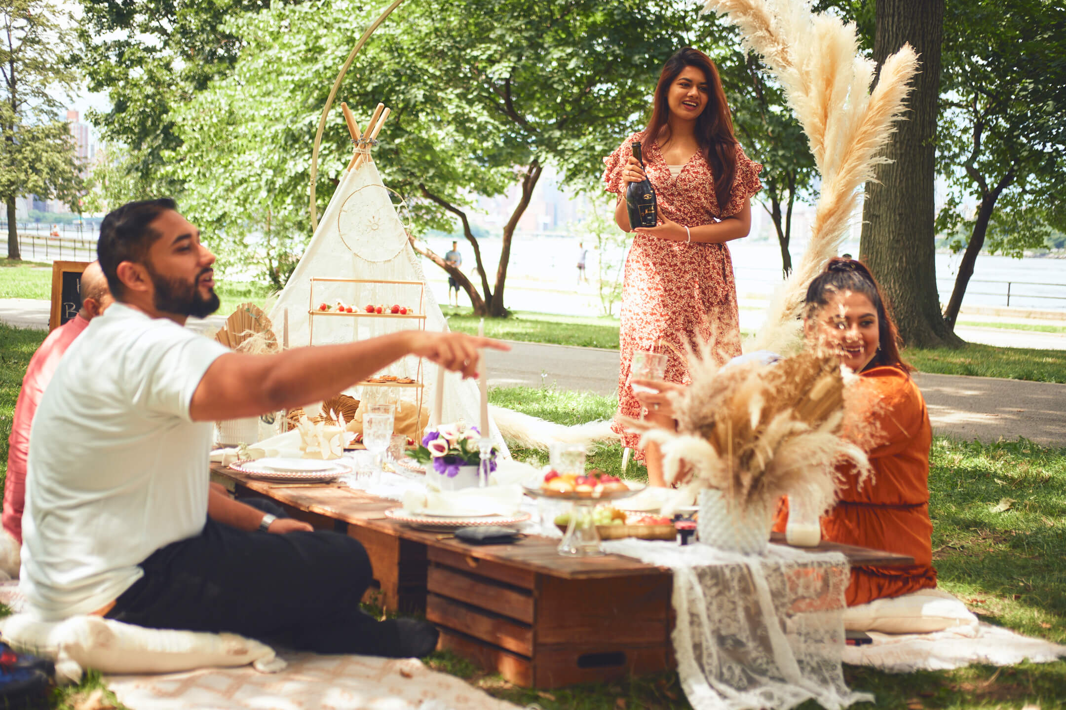Promi - Surpris Birthday Picnic - Event Photography - Birthday Photography - Astoria Park - Queens New York