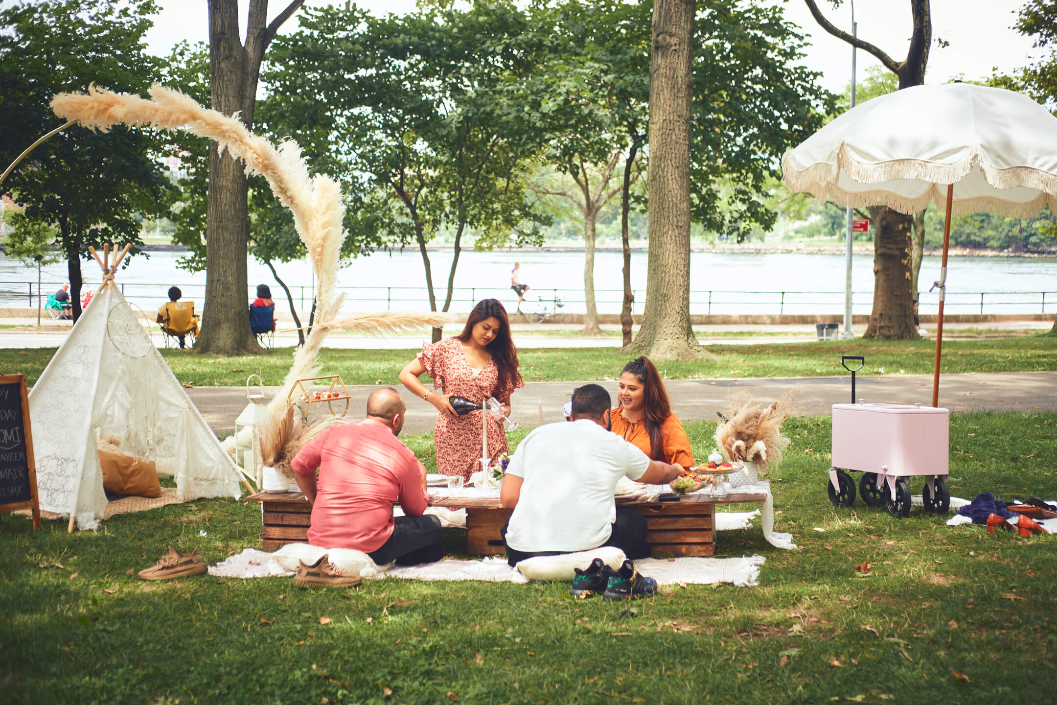 Promi - Surpris Birthday Picnic - Event Photography - Birthday Photography - Astoria Park - Queens New York