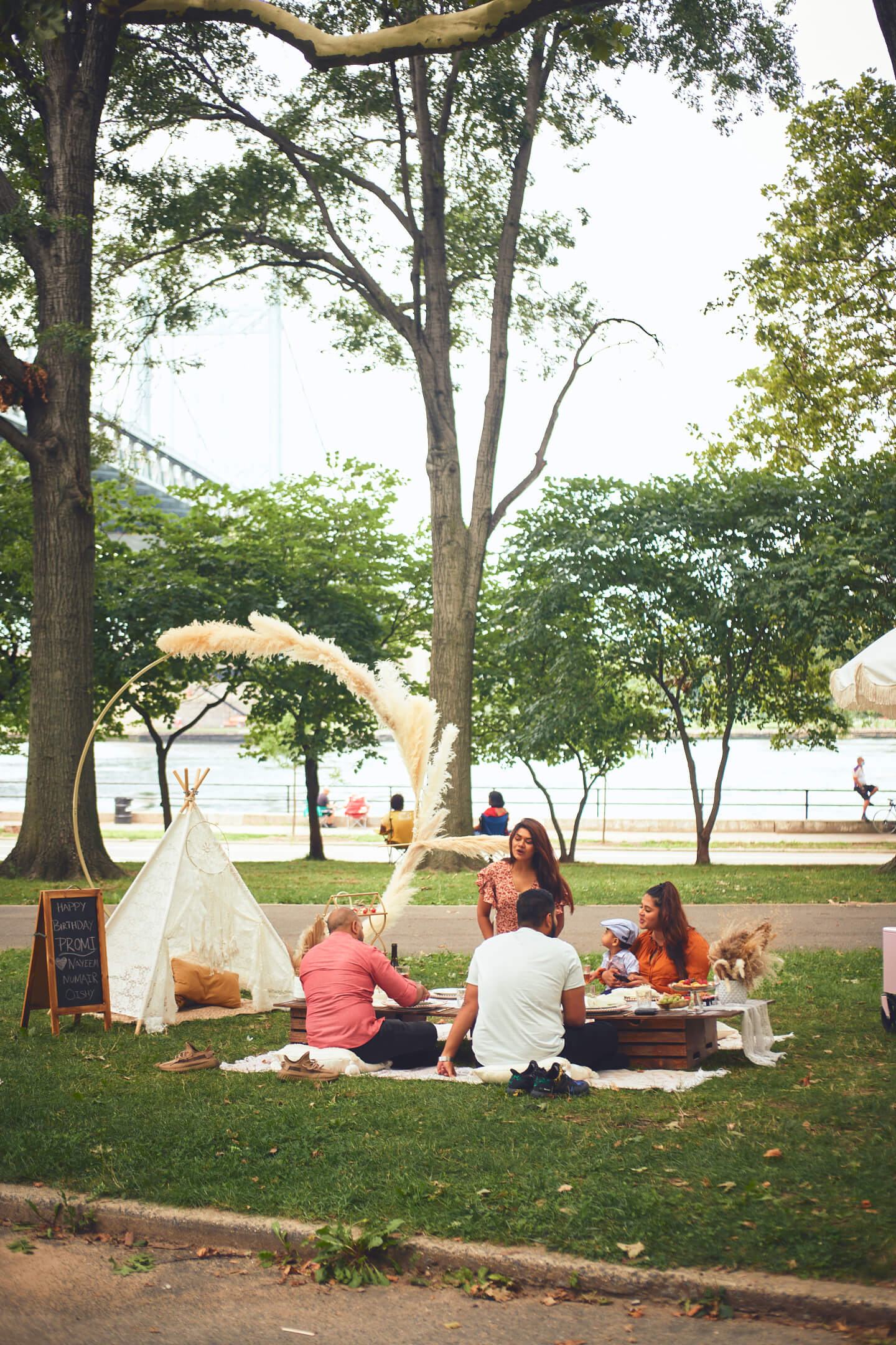 Promi - Surpris Birthday Picnic - Event Photography - Birthday Photography - Astoria Park - Queens New York