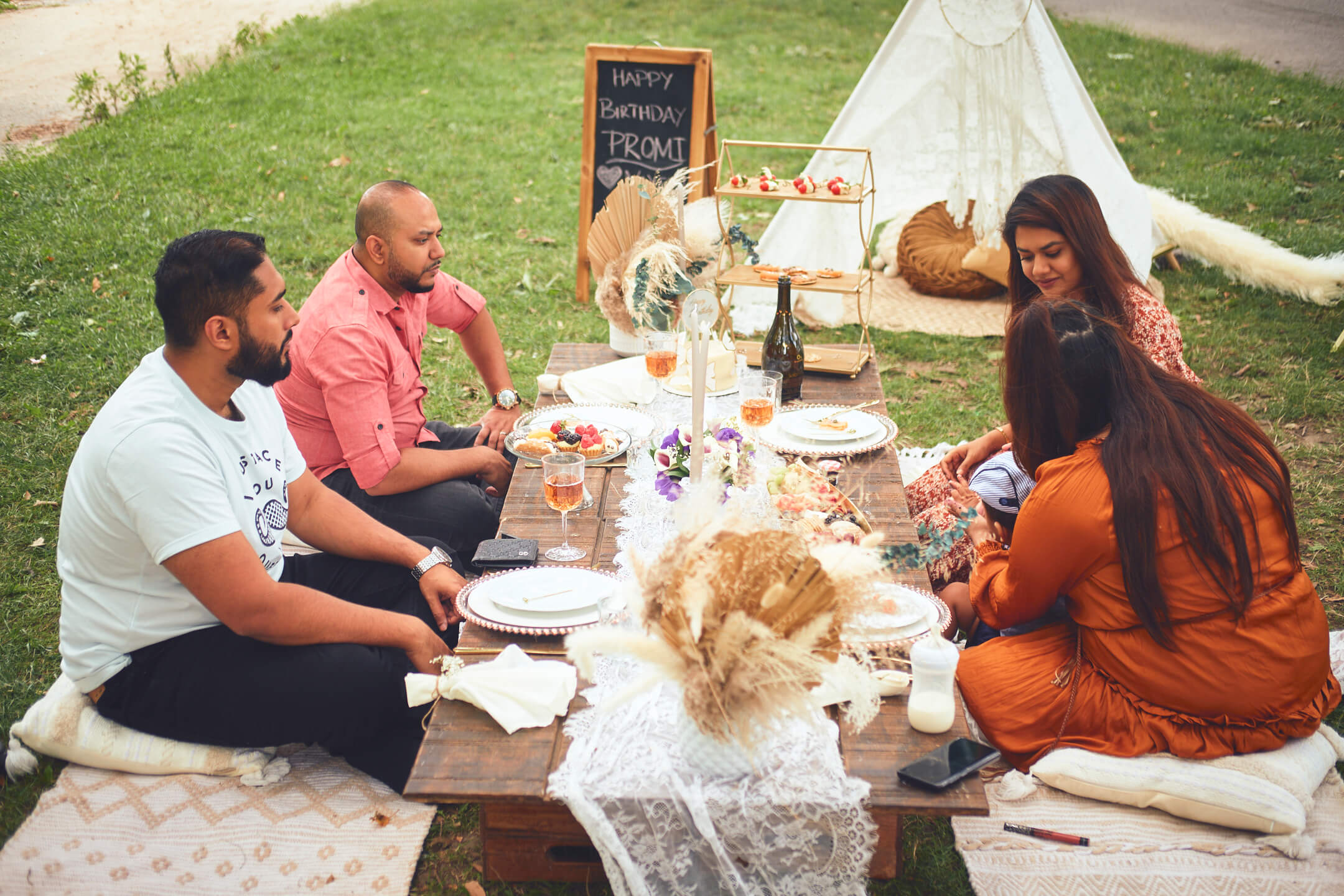 Promi - Surpris Birthday Picnic - Event Photography - Birthday Photography - Astoria Park - Queens New York