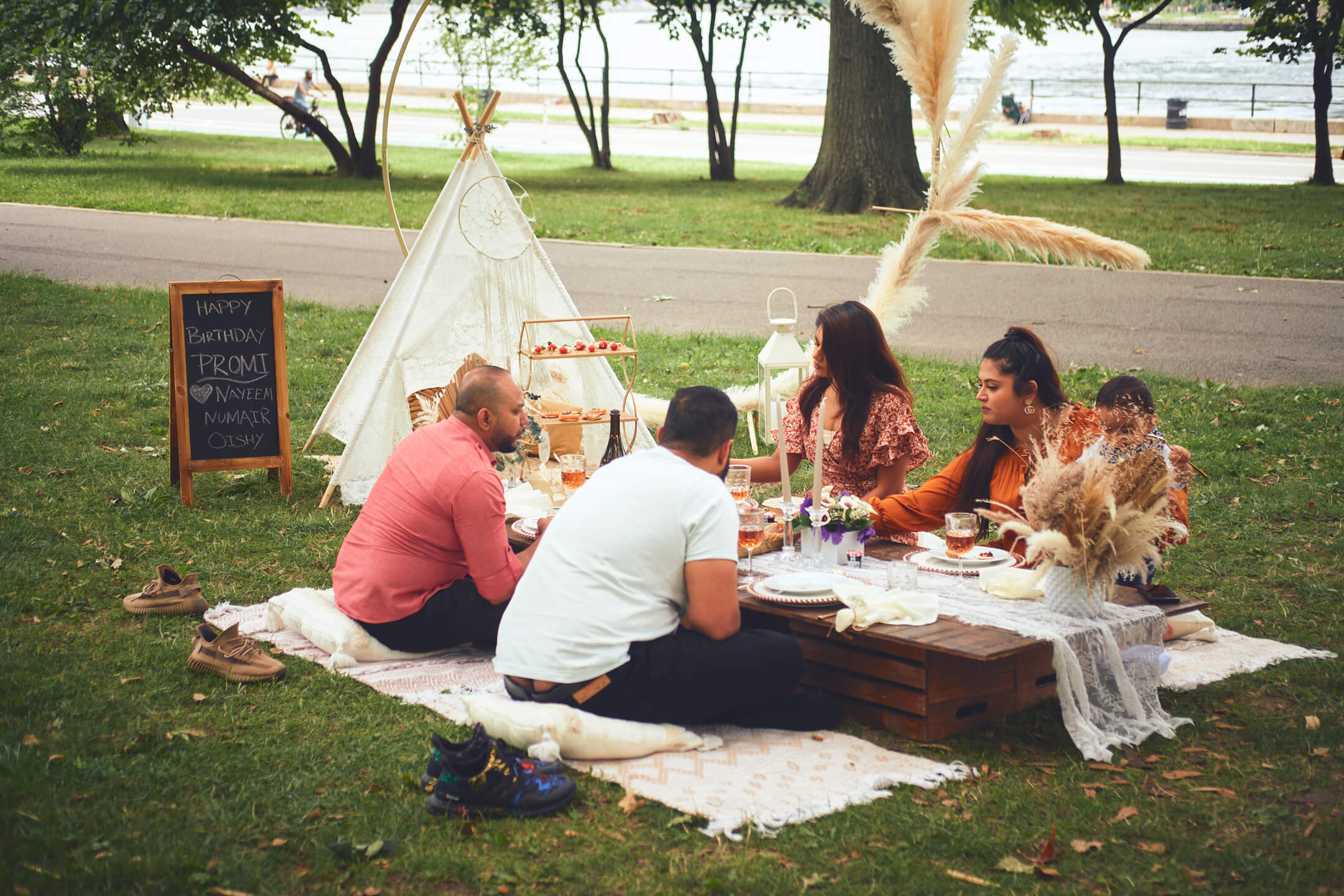 Promi - Surpris Birthday Picnic - Event Photography - Birthday Photography - Astoria Park - Queens New York