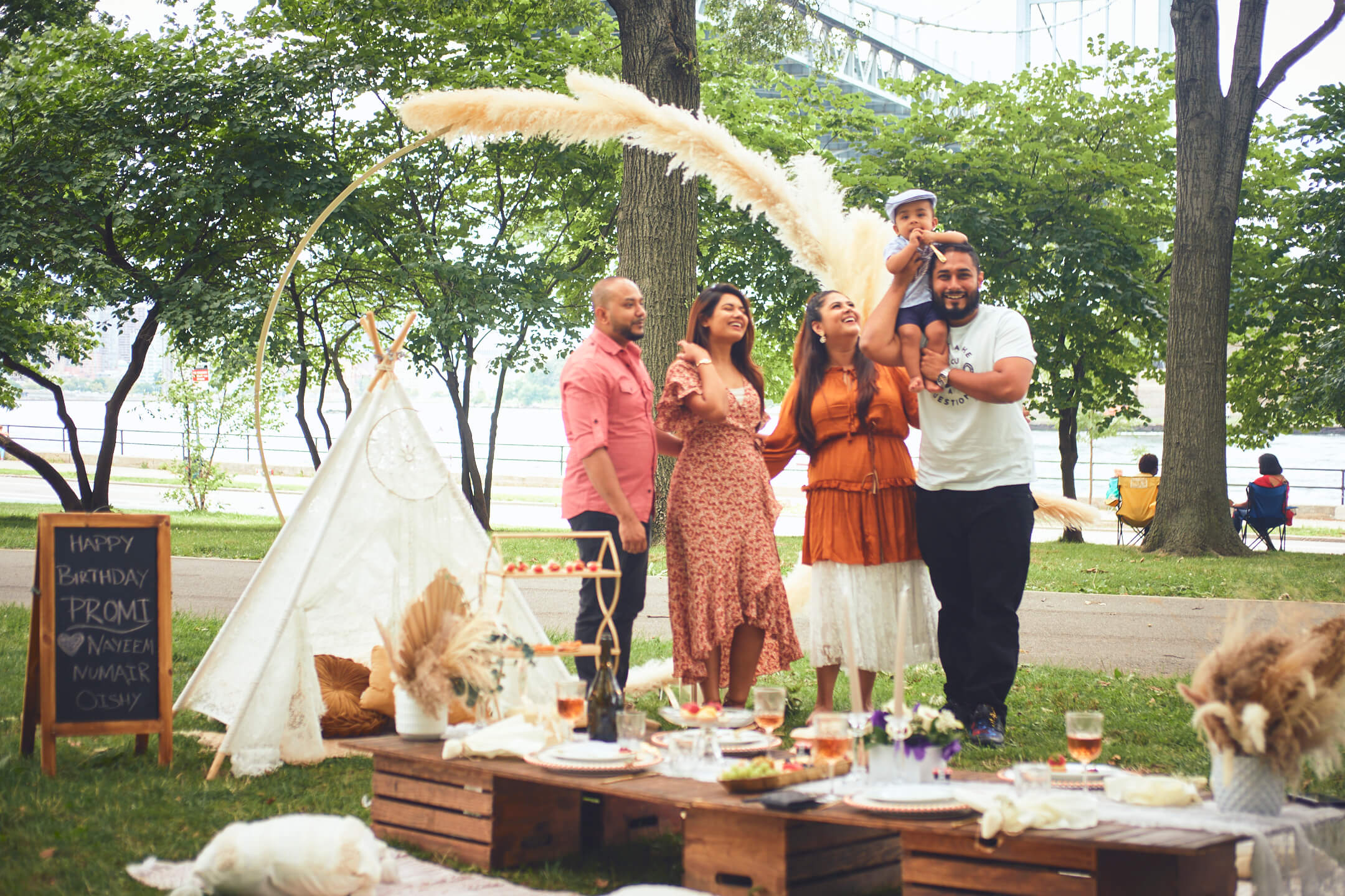 Promi - Surpris Birthday Picnic - Event Photography - Birthday Photography - Astoria Park - Queens New York