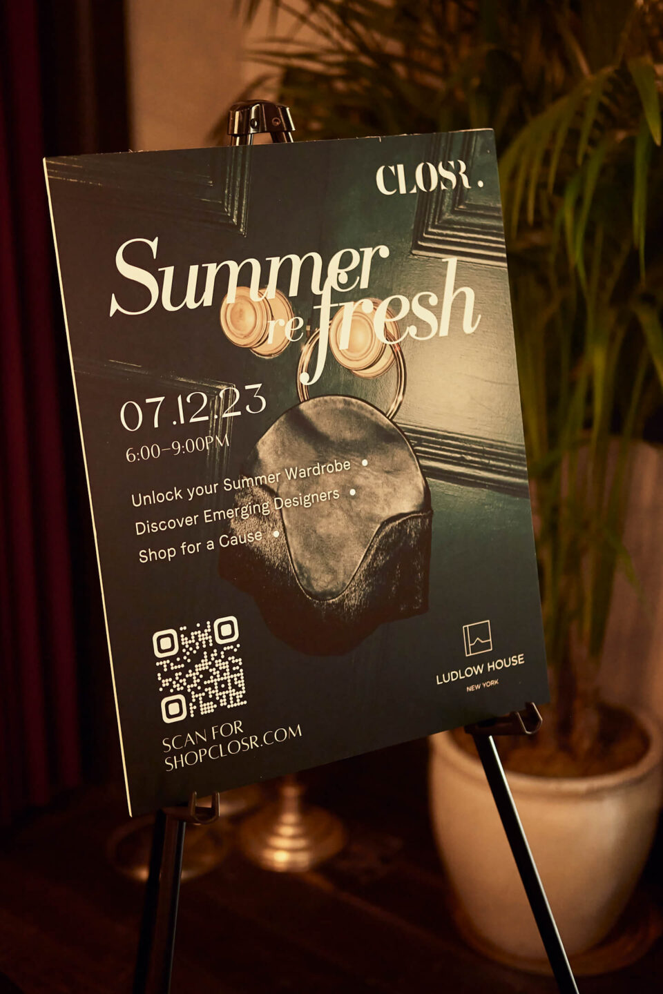 Drishti - CLOSR -Designer Event - Summer Refresh - Ludlow House NYC - Event Photography - Networking Event Photography 