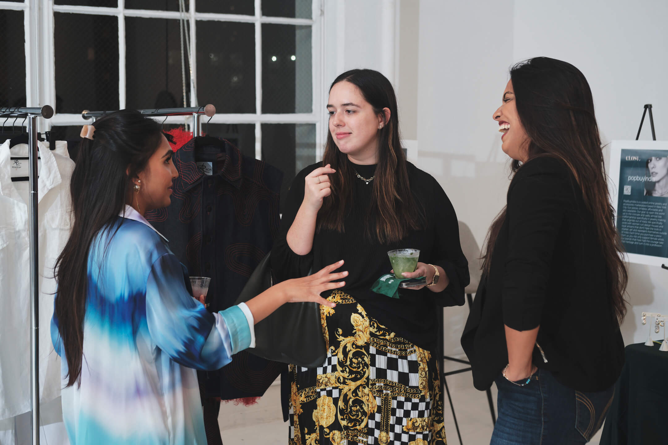 Drishti & Karishma -CLOSR designer Event - Eden Studio NYC - Event Photography - Networking Event Photography