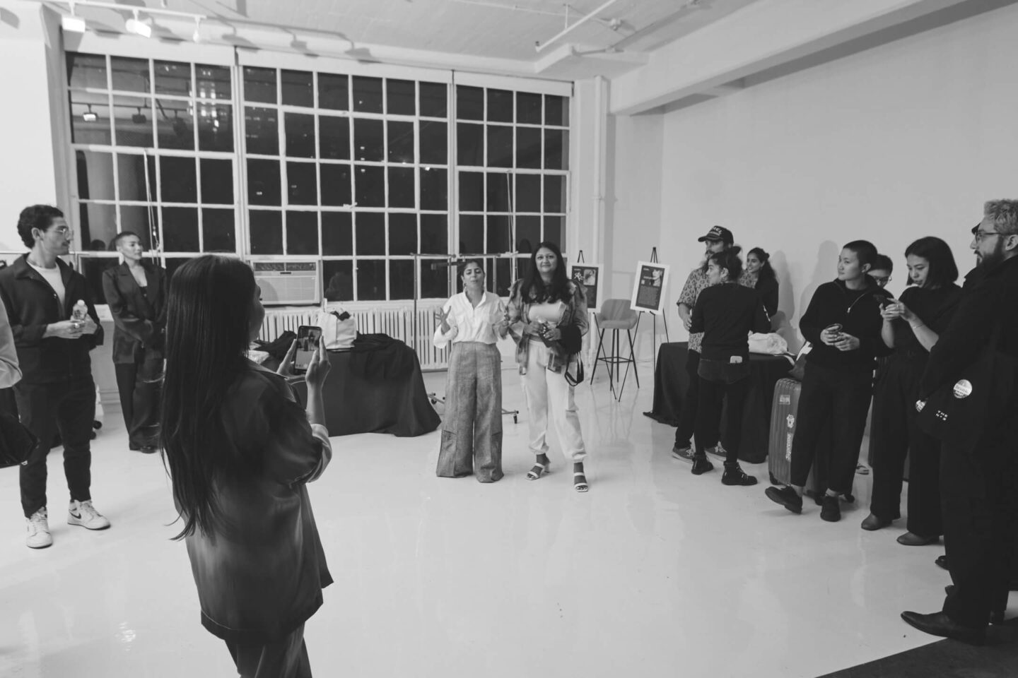 Drishti & Karishma -CLOSR designer Event - Eden Studio NYC - Event Photography - Networking Event Photography 