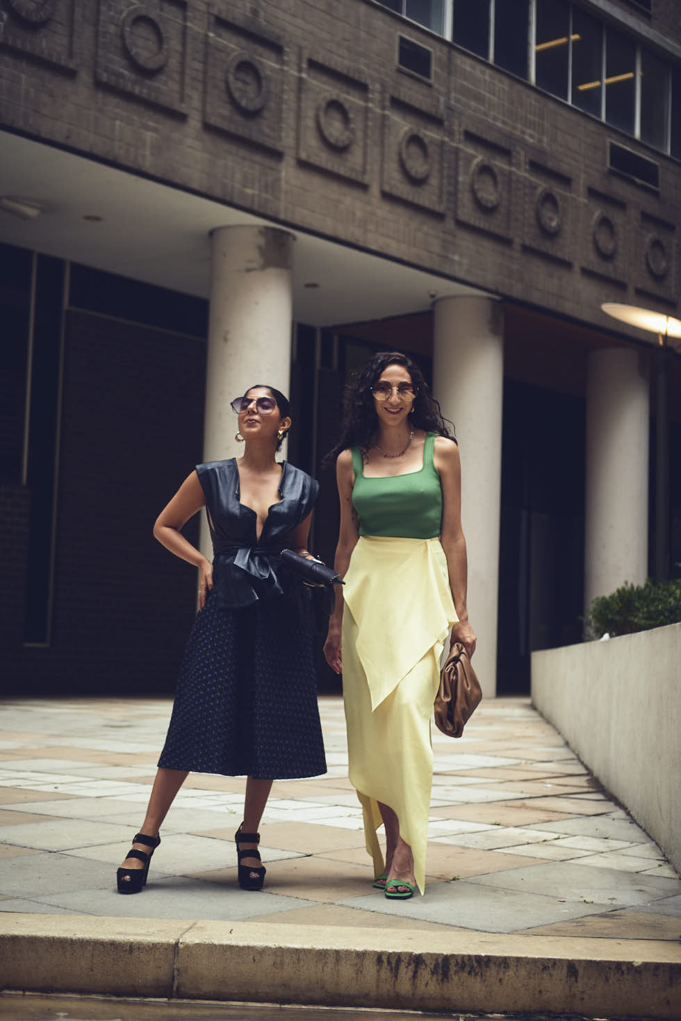 Drishti & Rachel - CLOSR - September 2023 Editorial NYFW Event Looks - Editorial Photography - Brand Photography - Sutton Place, New York City