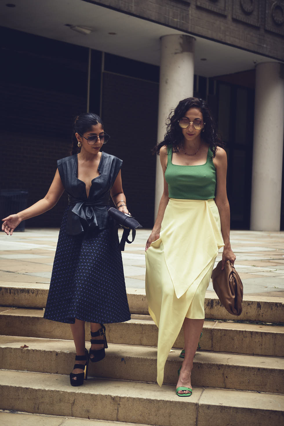 Drishti & Rachel - CLOSR - September 2023 Editorial NYFW Event Looks - Editorial Photography - Brand Photography - Sutton Place, New York City
