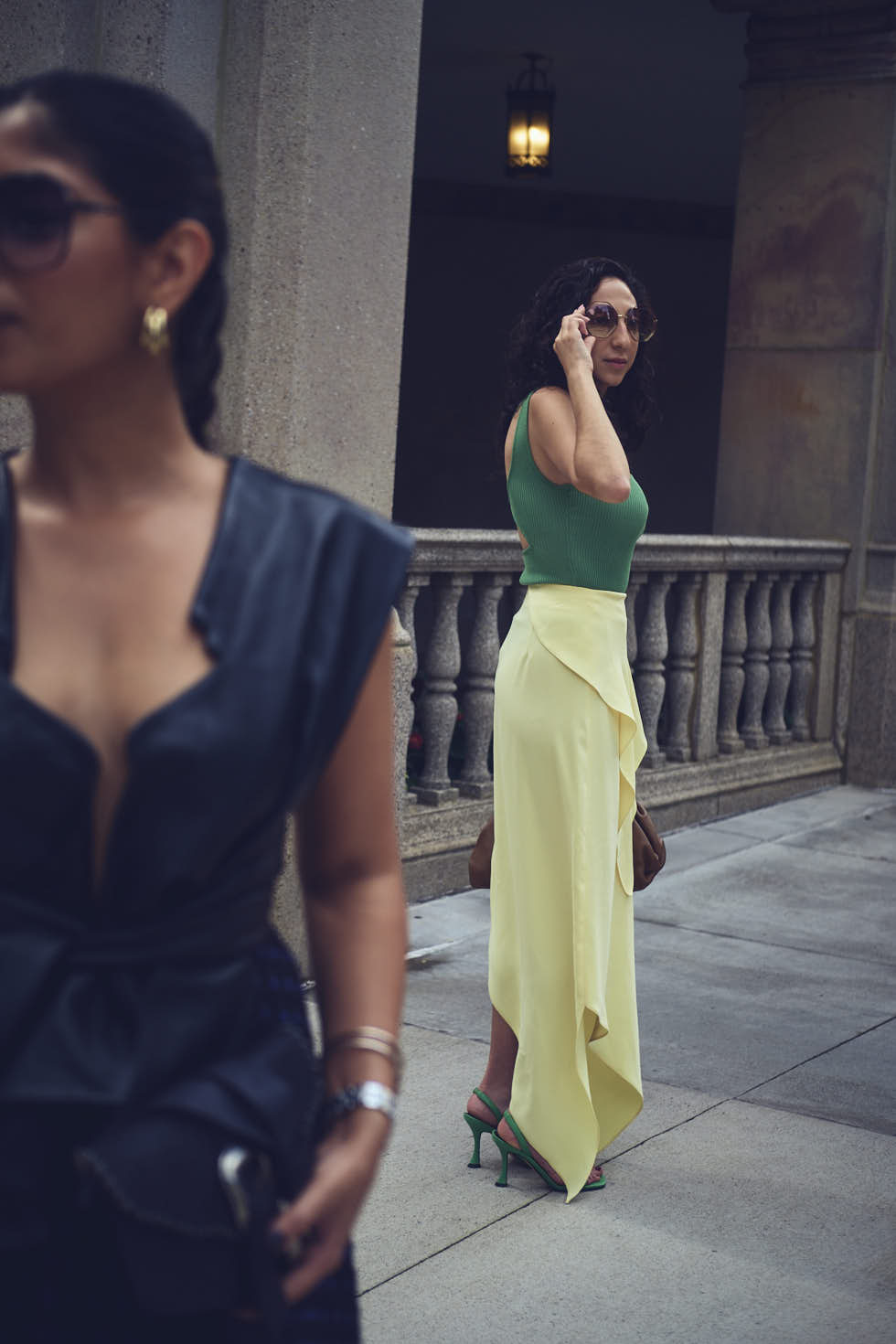 Drishti & Rachel - CLOSR - September 2023 Editorial NYFW Event Looks - Editorial Photography - Brand Photography - Sutton Place, New York City
