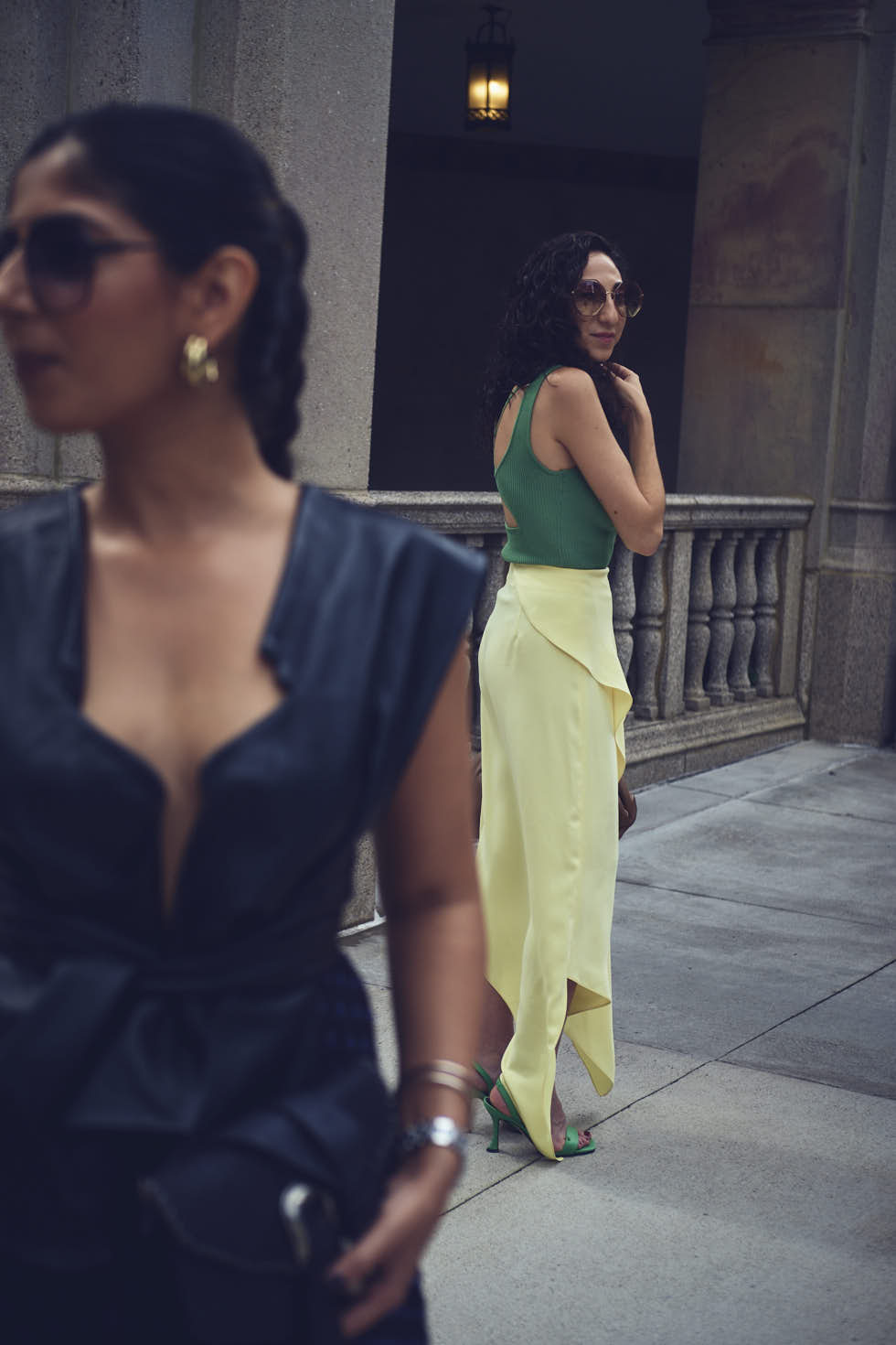Drishti & Rachel - CLOSR - September 2023 Editorial NYFW Event Looks - Editorial Photography - Brand Photography - Sutton Place, New York City