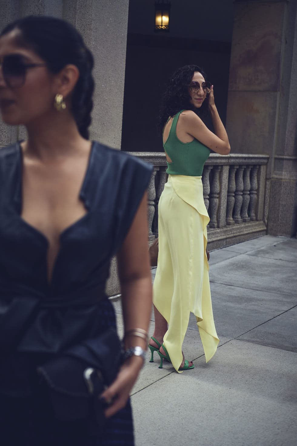 Drishti & Rachel - CLOSR - September 2023 Editorial NYFW Event Looks - Editorial Photography - Brand Photography - Sutton Place, New York City