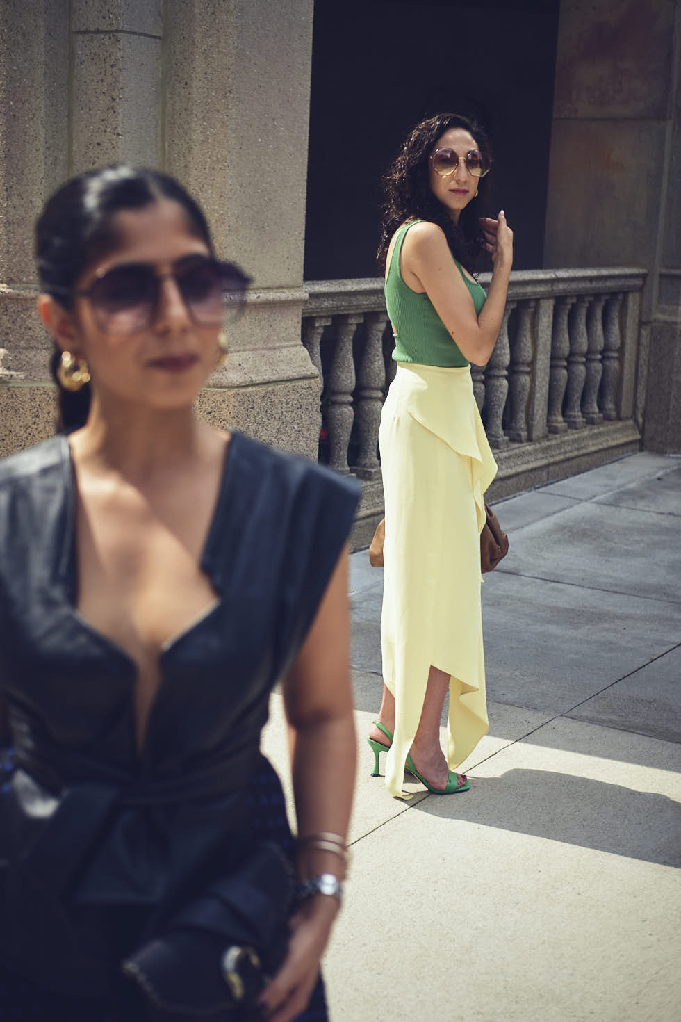 Drishti & Rachel - CLOSR - September 2023 Editorial NYFW Event Looks - Editorial Photography - Brand Photography - Sutton Place, New York City