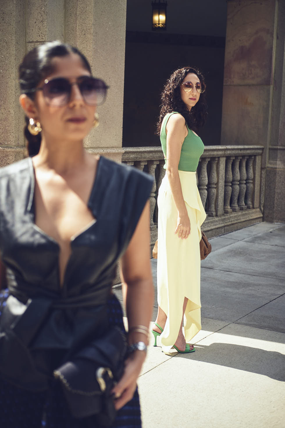 Drishti & Rachel - CLOSR - September 2023 Editorial NYFW Event Looks - Editorial Photography - Brand Photography - Sutton Place, New York City