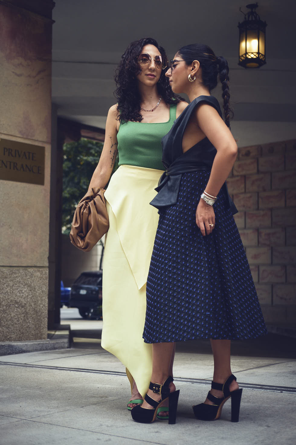 Drishti & Rachel - CLOSR - September 2023 Editorial NYFW Event Looks - Editorial Photography - Brand Photography - Sutton Place, New York City