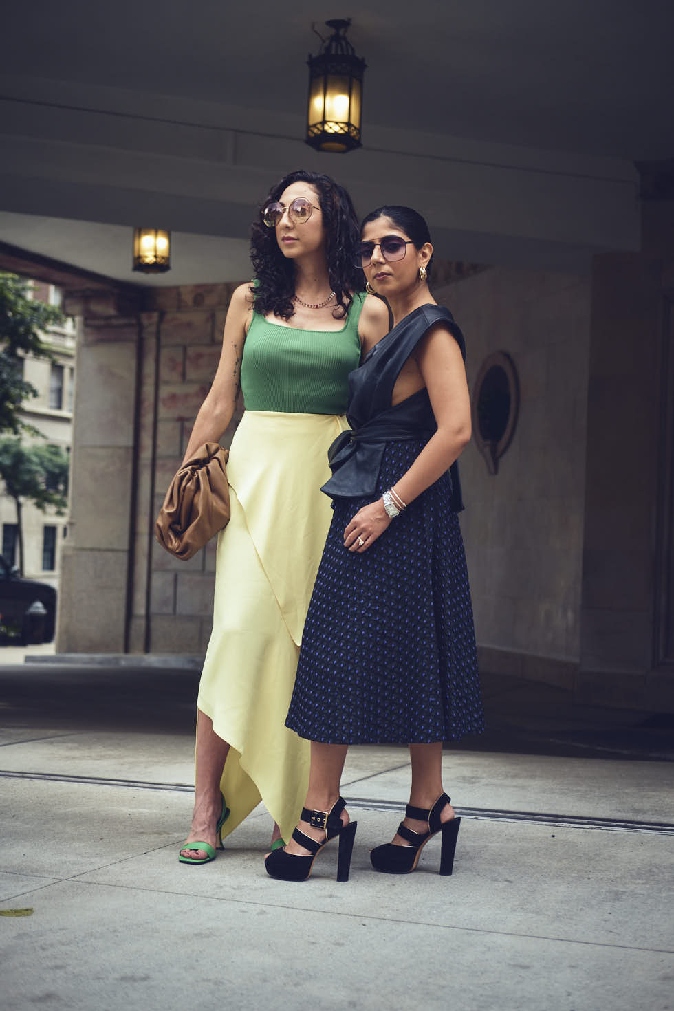Drishti & Rachel - CLOSR - September 2023 Editorial NYFW Event Looks - Editorial Photography - Brand Photography - Sutton Place, New York City