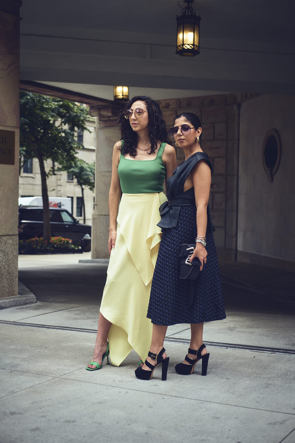 Drishti & Rachel - CLOSR - September 2023 Editorial NYFW Event Looks - Editorial Photography - Brand Photography - Sutton Place, New York City