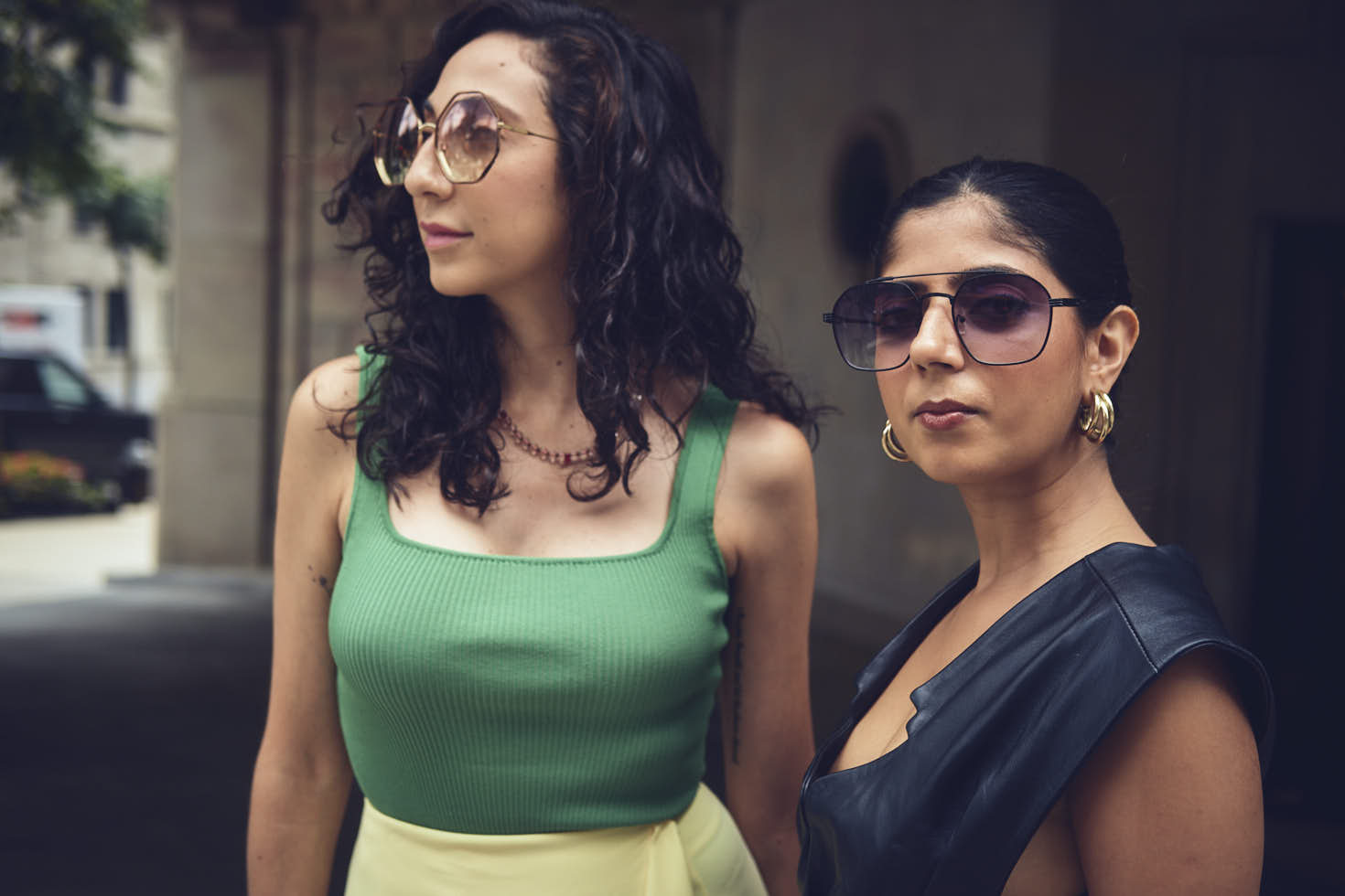 Drishti & Rachel - CLOSR - September 2023 Editorial NYFW Event Looks - Editorial Photography - Brand Photography - Sutton Place, New York City