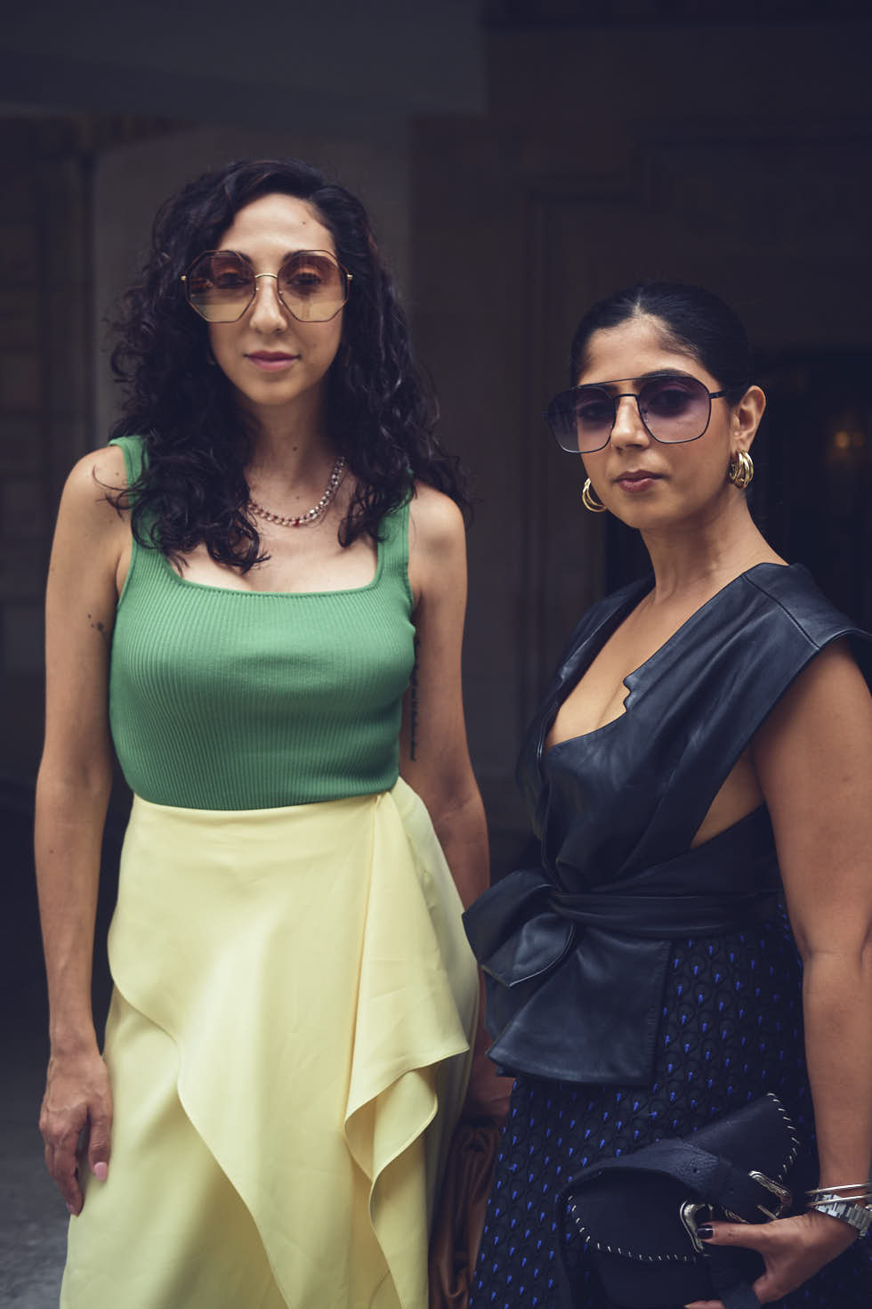 Drishti & Rachel - CLOSR - September 2023 Editorial NYFW Event Looks - Editorial Photography - Brand Photography - Sutton Place, New York City