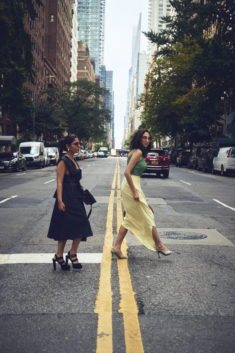 Drishti & Rachel - CLOSR - September 2023 Editorial NYFW Event Looks - Editorial Photography - Brand Photography - Sutton Place, New York City
