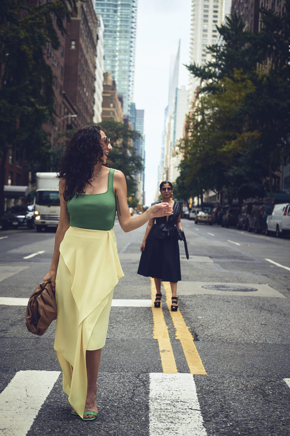 Drishti & Rachel - CLOSR - September 2023 Editorial NYFW Event Looks - Editorial Photography - Brand Photography - Sutton Place, New York City