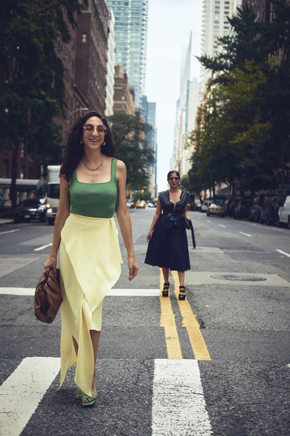 Drishti & Rachel - CLOSR - September 2023 Editorial NYFW Event Looks - Editorial Photography - Brand Photography - Sutton Place, New York City