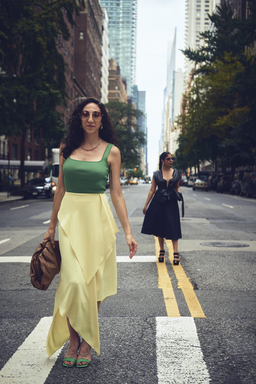 Drishti & Rachel - CLOSR - September 2023 Editorial NYFW Event Looks - Editorial Photography - Brand Photography - Sutton Place, New York City