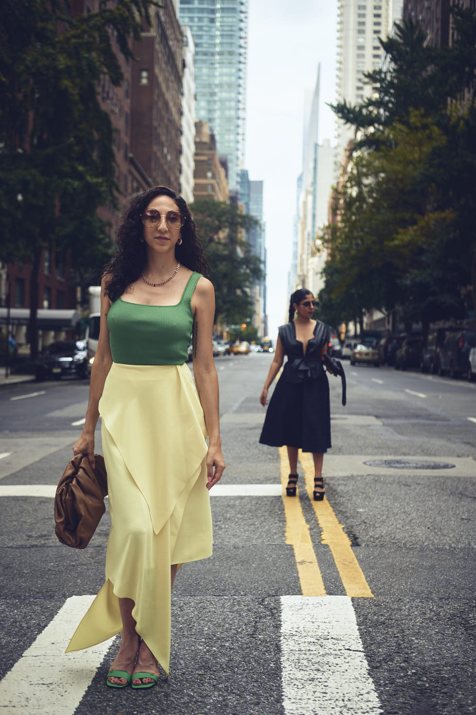 Drishti & Rachel - CLOSR - September 2023 Editorial NYFW Event Looks - Editorial Photography - Brand Photography - Sutton Place, New York City