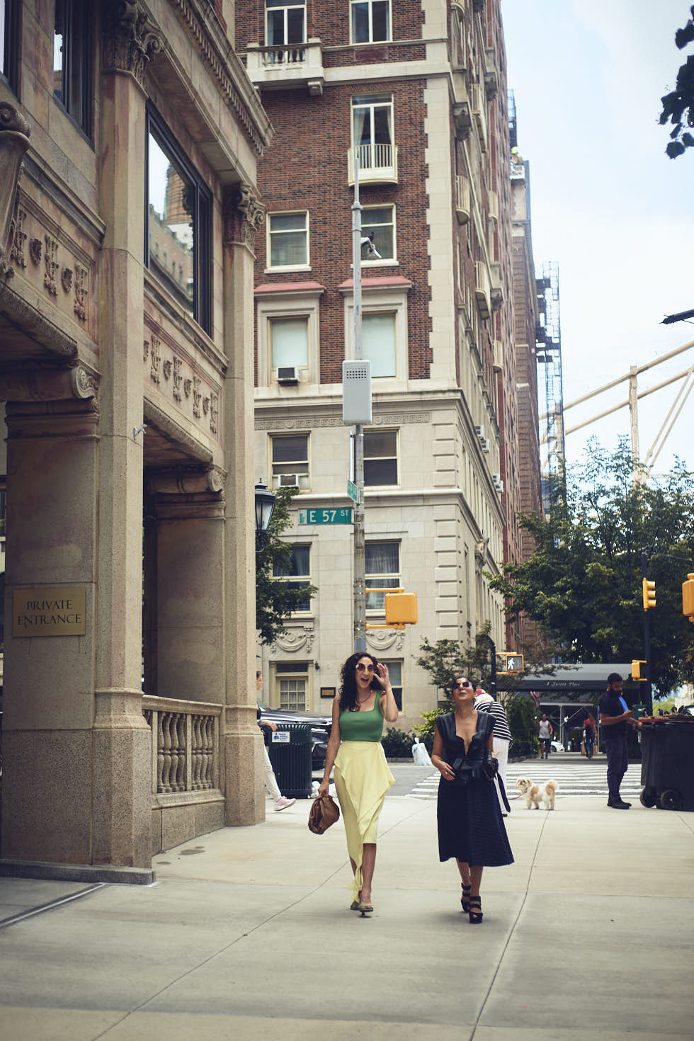 Drishti & Rachel - CLOSR - September 2023 Editorial NYFW Event Looks - Editorial Photography - Brand Photography - Sutton Place, New York City