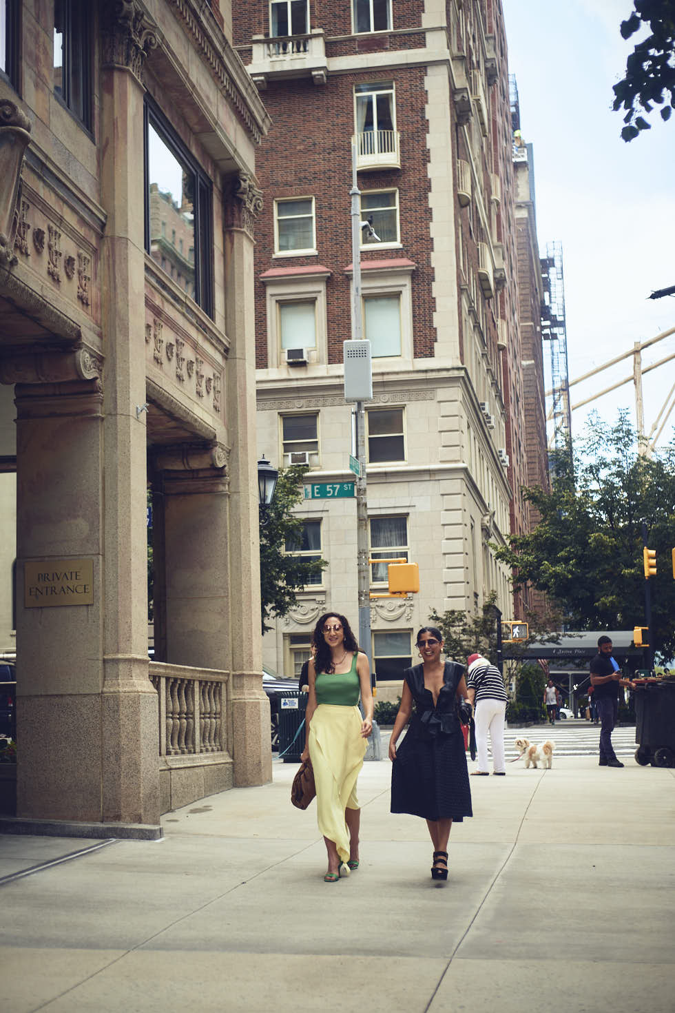 Drishti & Rachel - CLOSR - September 2023 Editorial NYFW Event Looks - Editorial Photography - Brand Photography - Sutton Place, New York City