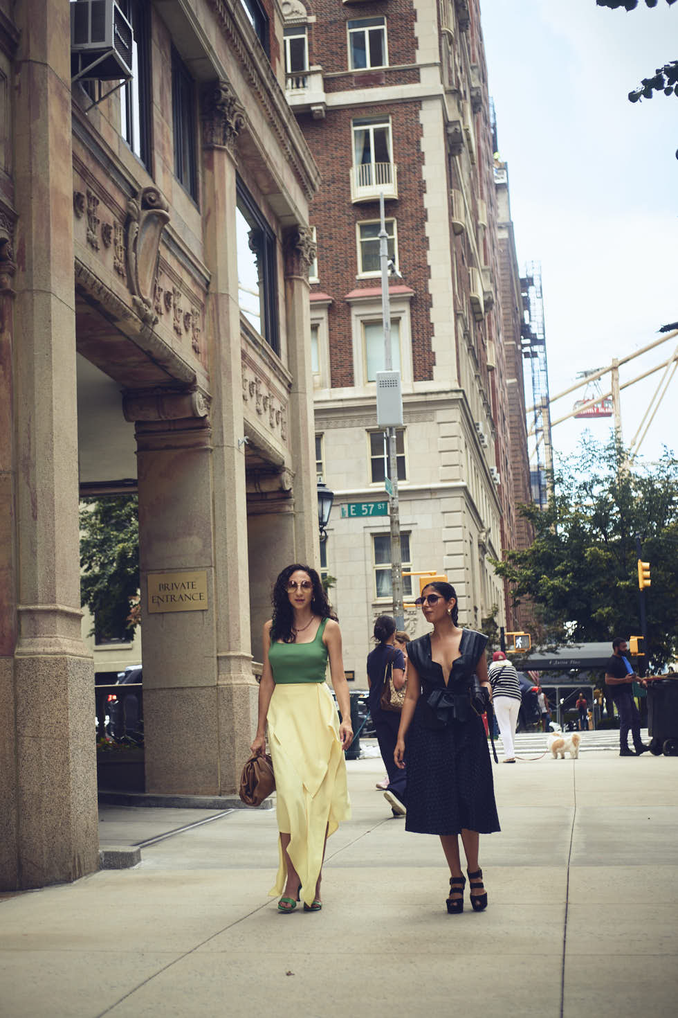 Drishti & Rachel - CLOSR - September 2023 Editorial NYFW Event Looks - Editorial Photography - Brand Photography - Sutton Place, New York City