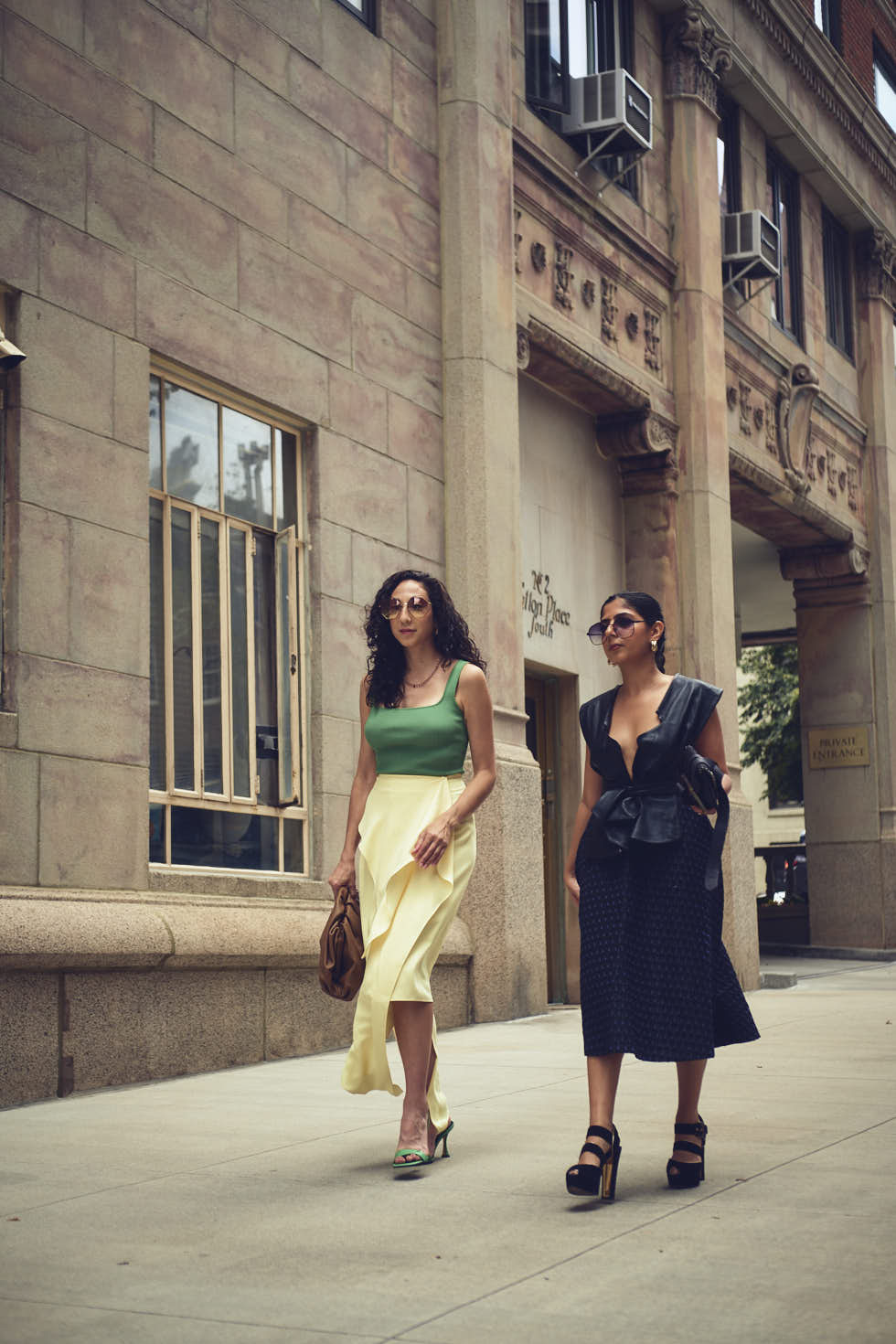 Drishti & Rachel - CLOSR - September 2023 Editorial NYFW Event Looks - Editorial Photography - Brand Photography - Sutton Place, New York City