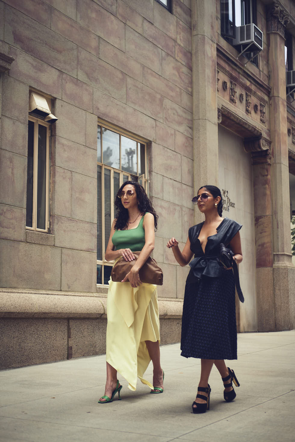 Drishti & Rachel - CLOSR - September 2023 Editorial NYFW Event Looks - Editorial Photography - Brand Photography - Sutton Place, New York City