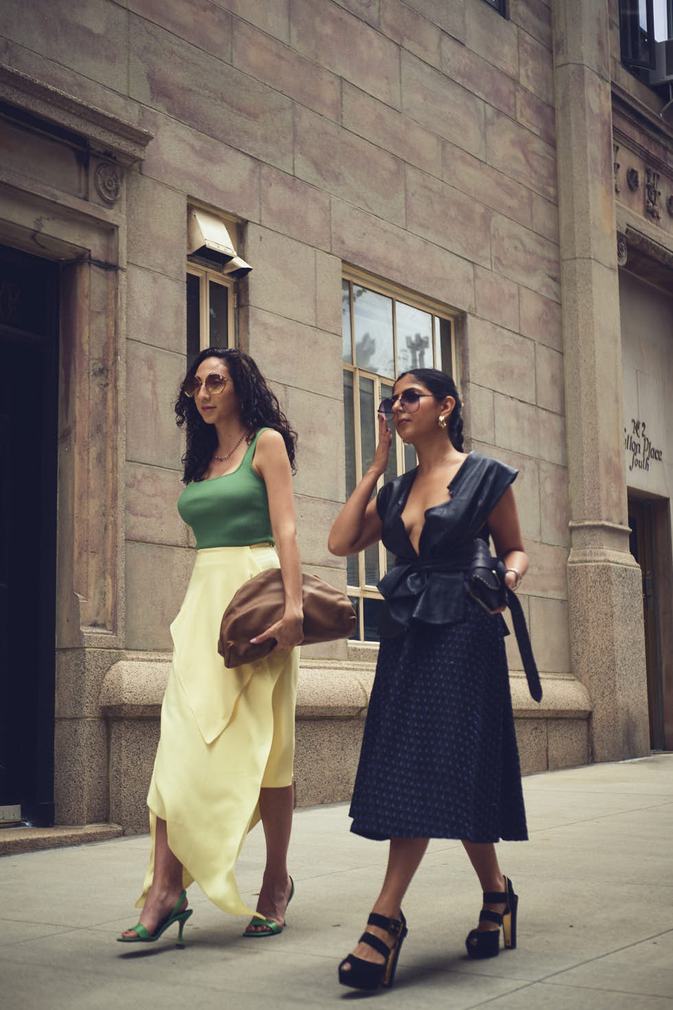 Drishti & Rachel - CLOSR - September 2023 Editorial NYFW Event Looks - Editorial Photography - Brand Photography - Sutton Place, New York City