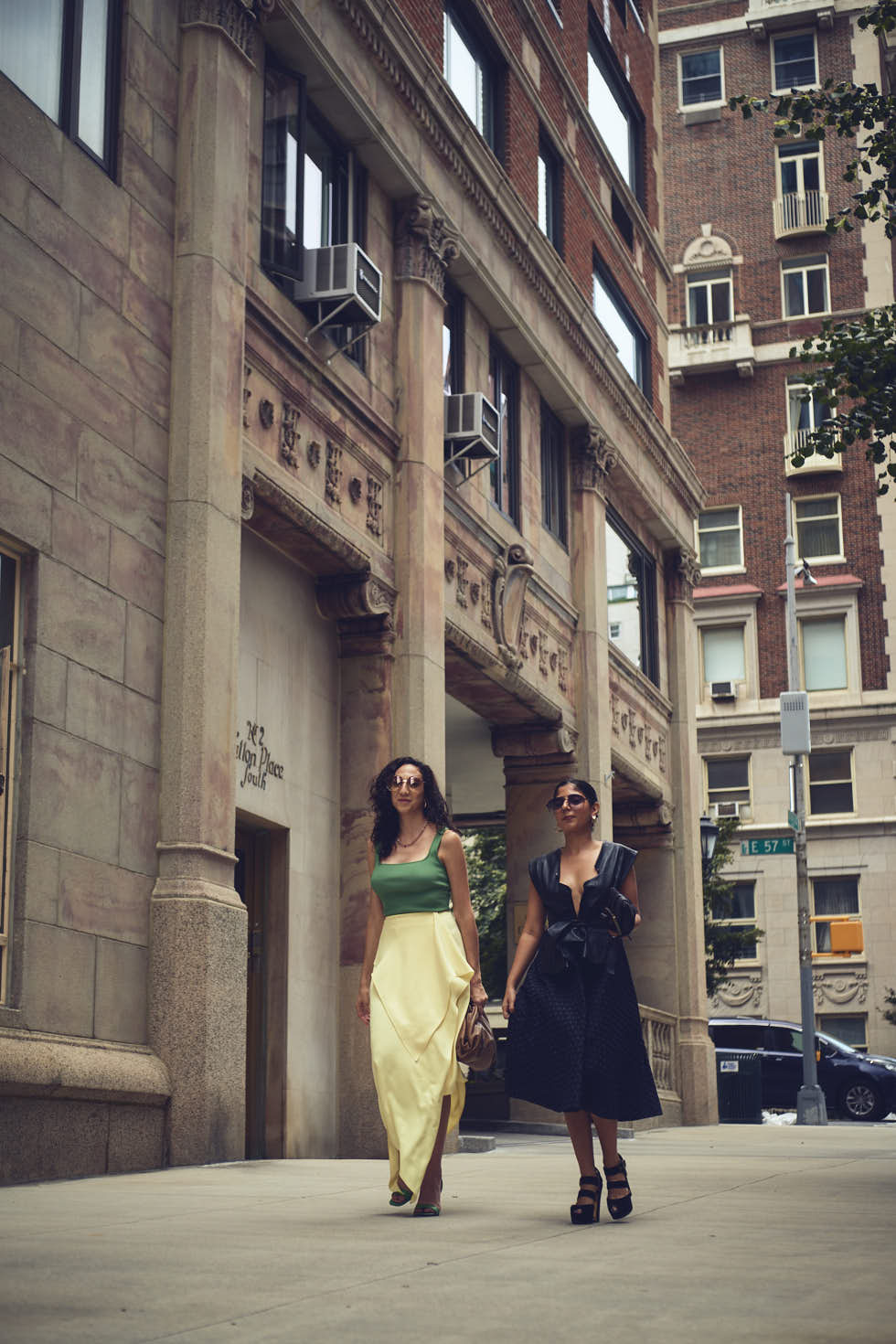 Drishti & Rachel - CLOSR - September 2023 Editorial NYFW Event Looks - Editorial Photography - Brand Photography - Sutton Place, New York City