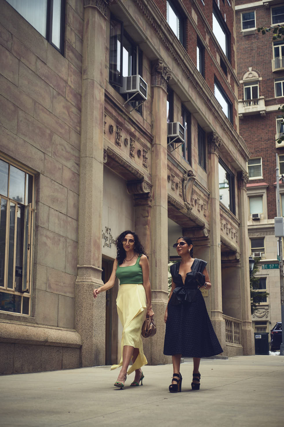 Drishti & Rachel - CLOSR - September 2023 Editorial NYFW Event Looks - Editorial Photography - Brand Photography - Sutton Place, New York City