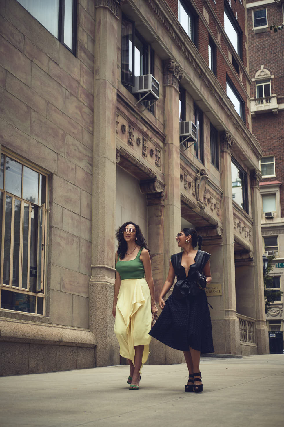 Drishti & Rachel - CLOSR - September 2023 Editorial NYFW Event Looks - Editorial Photography - Brand Photography - Sutton Place, New York City