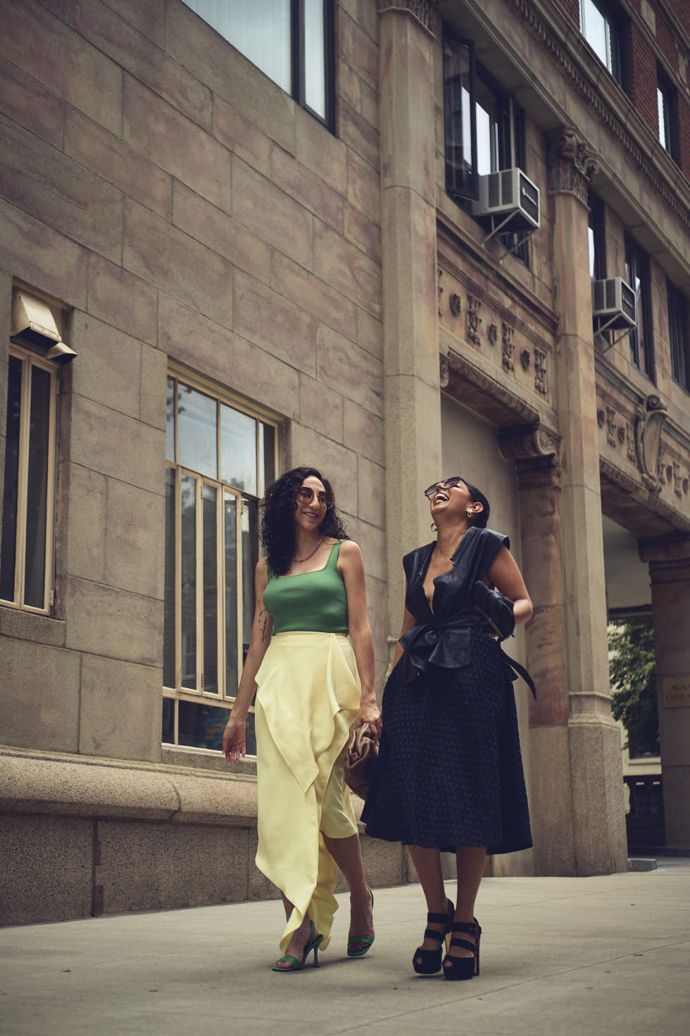 Drishti & Rachel - CLOSR - September 2023 Editorial NYFW Event Looks - Editorial Photography - Brand Photography - Sutton Place, New York City