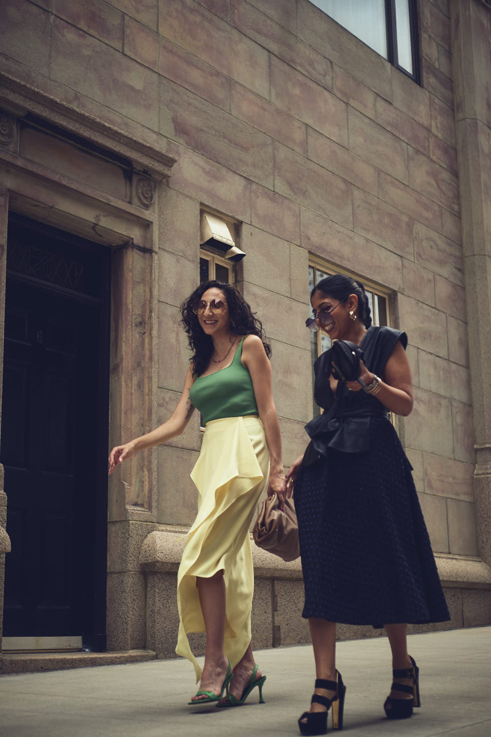 Drishti & Rachel - CLOSR - September 2023 Editorial NYFW Event Looks - Editorial Photography - Brand Photography - Sutton Place, New York City