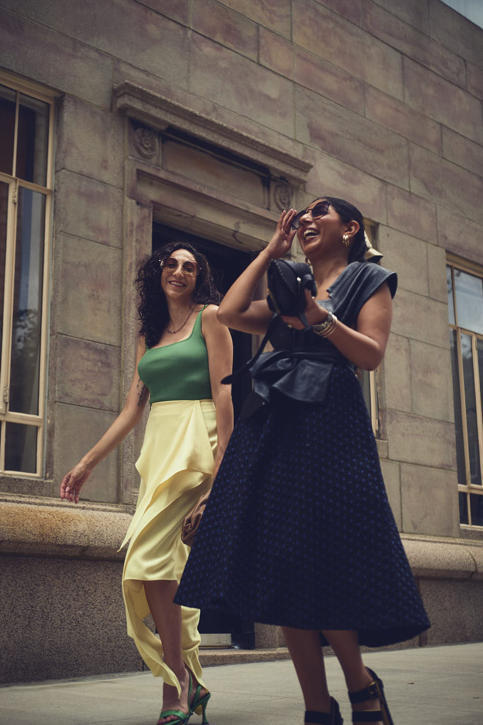 Drishti & Rachel - CLOSR - September 2023 Editorial NYFW Event Looks - Editorial Photography - Brand Photography - Sutton Place, New York City