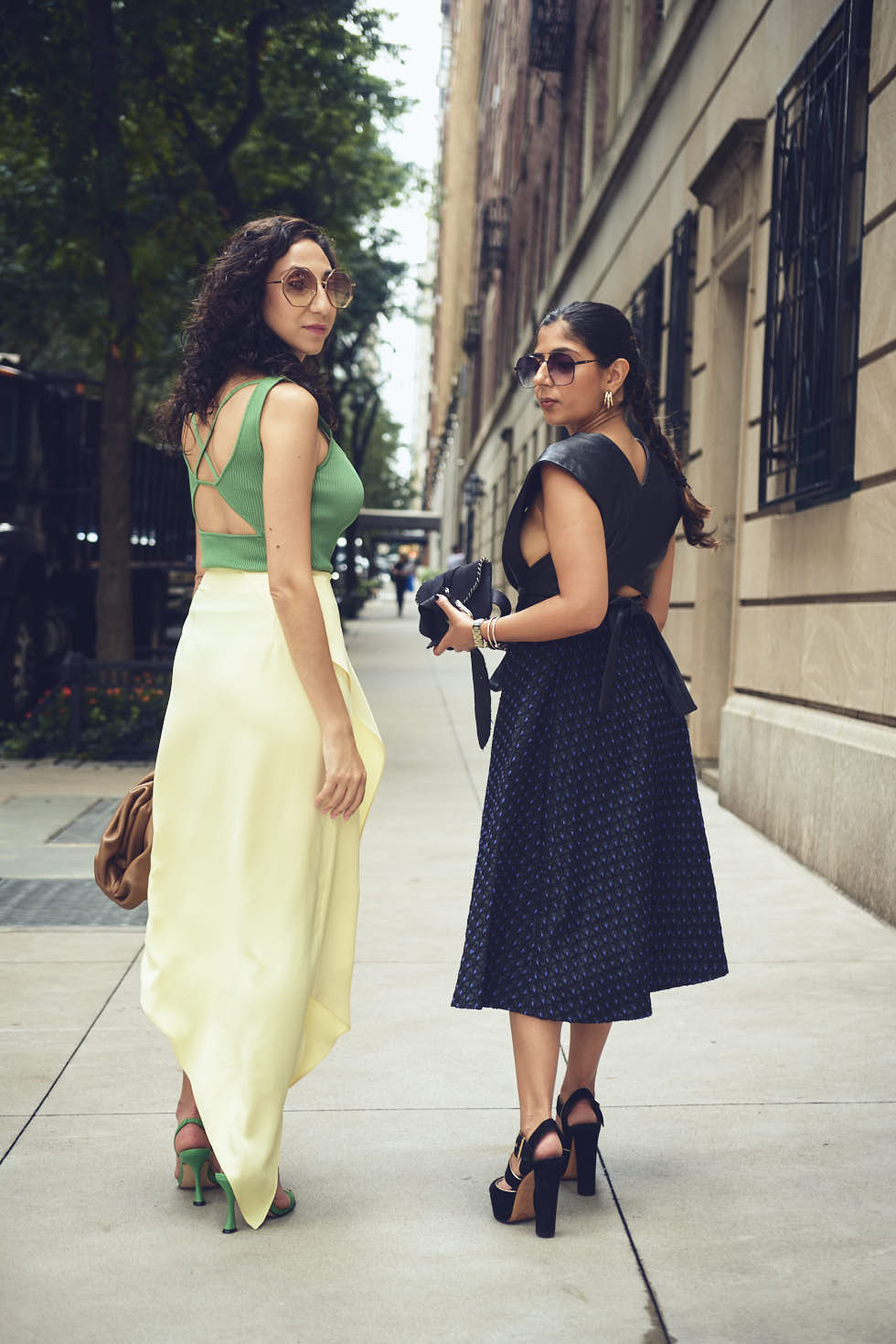 Drishti & Rachel - CLOSR - September 2023 Editorial NYFW Event Looks - Editorial Photography - Brand Photography - Sutton Place, New York City