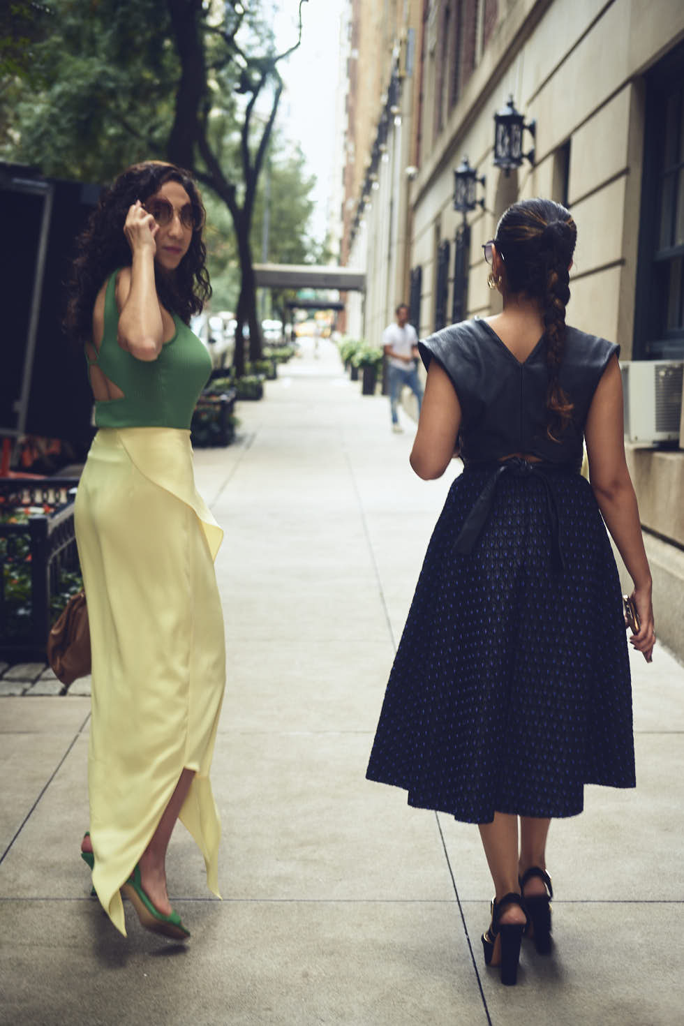 Drishti & Rachel - CLOSR - September 2023 Editorial NYFW Event Looks - Editorial Photography - Brand Photography - Sutton Place, New York City