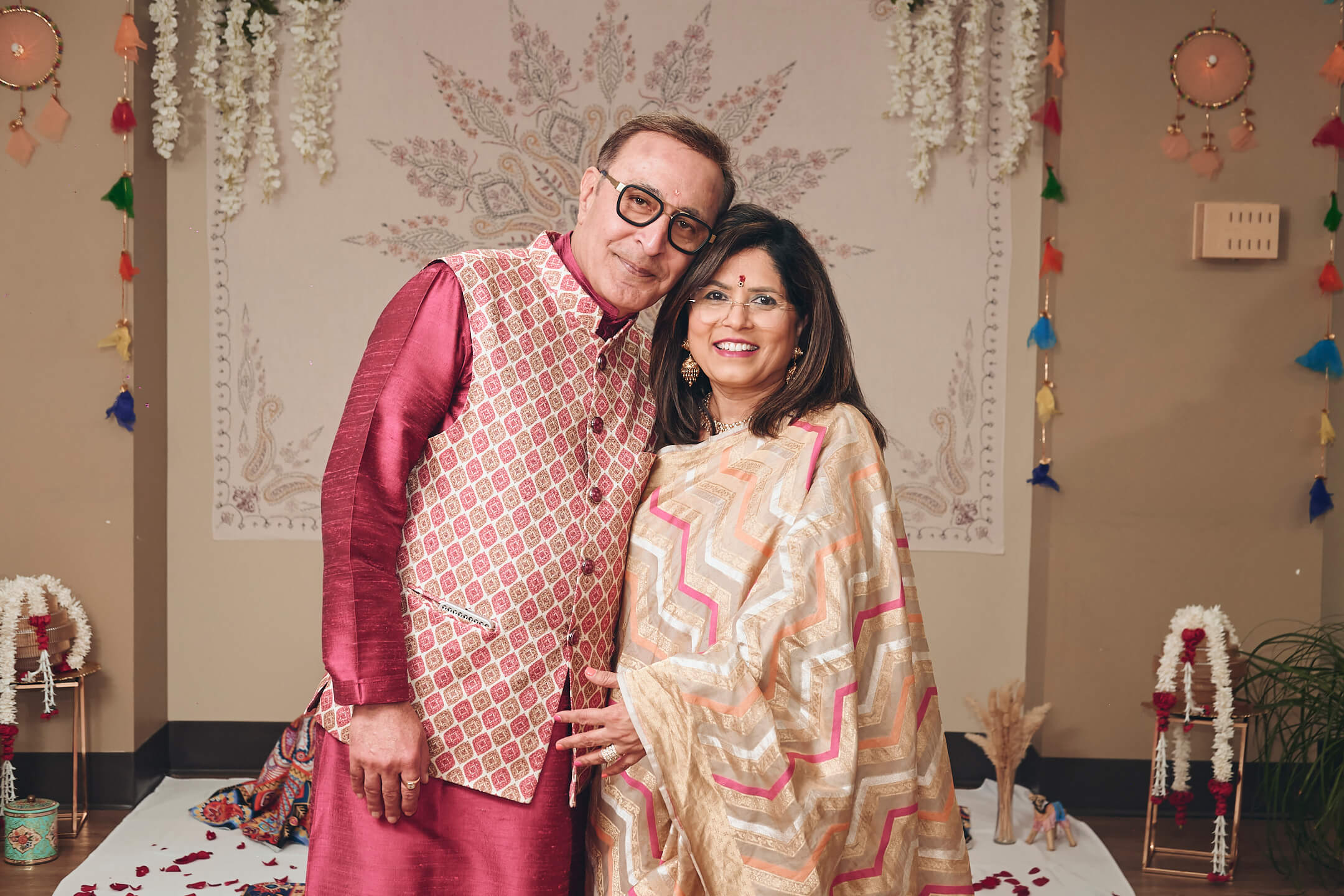 Sash & Indro - Ashirwad Indian Wedding Ceremony - Event Photography - Wedding Photography - Harmon Cove Towers - Secaucus New Jersey 