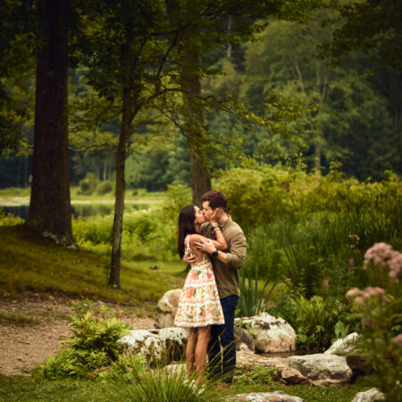 Chase & Alaina - Surprise Proposal - Innis Garden, New York - Environmental Portrait Session