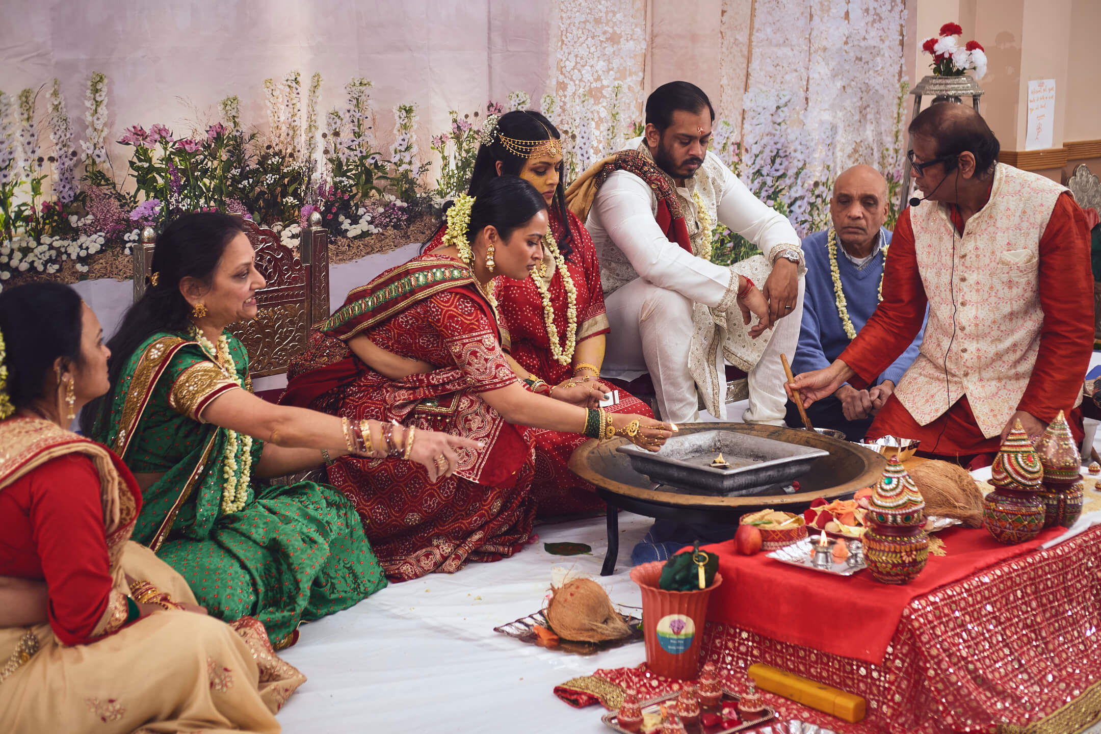 Hiral - Vidhi Ceremony - Mahatma Gandhi Center - Indian Wedding Ceremony - Event Photography 