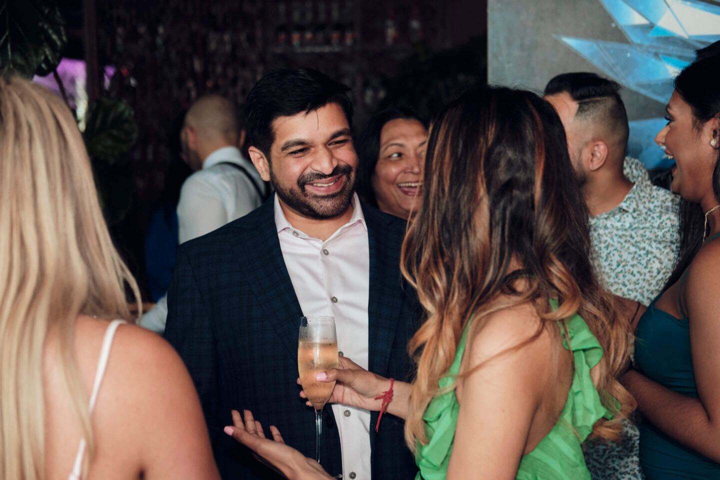 Megha & Merudh - Engagement Party Number 1 - Lokal Jersey City - Event Photography - Lifestyle Photography 